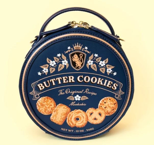 Butter Cookie Tin Crossbody Purse